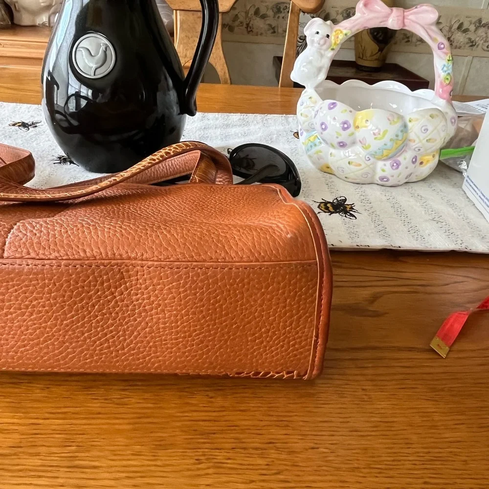 Brighton Croc Embossed Double Handle shoulder bag; Vintage - Picture 4 of 8